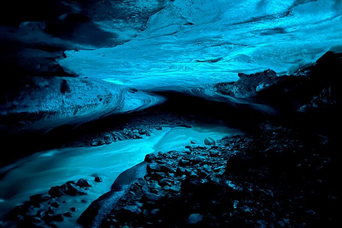 Ice Cave and Glacier Exploration Tour of Vatnajökull from Jökulsárlón - Reaching the blue ice of Breiðamerkurjökull