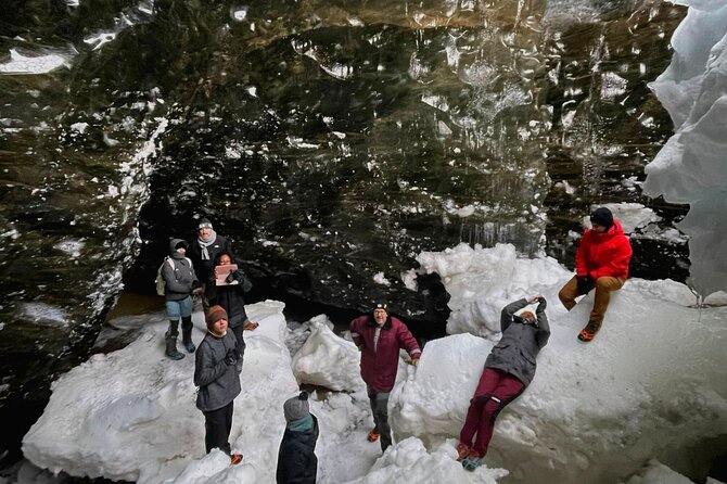 Ice Cave and Glacier Tour in Glacier Monster Truck from Gullfoss - The photo stop on the return