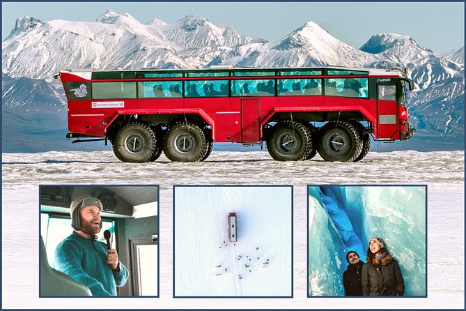 Ice Cave and Glacier Tour in Glacier Monster Truck from Gullfoss - Crossing Kjalvegur into the winter Highlands