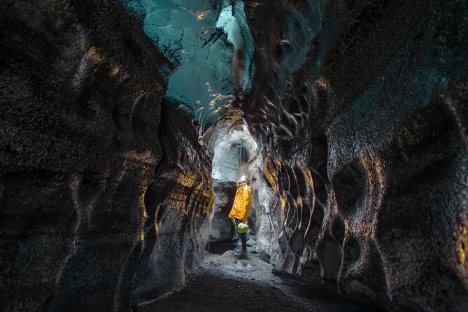 Ice Cave by Katla Volcano Super Jeep Tour from Vik - Walking from the Jeep to the cave