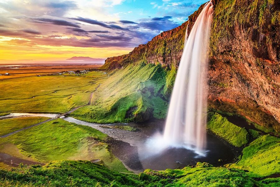 Iceland: Full-Day South Coast, Black Beach & Waterfalls Tour - Skógafoss delivers the day’s loudest moment