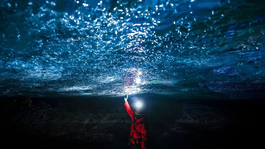 Iceland: Ice Cave Captured with Professional Photos - Riding the Super Jeep to the glacier