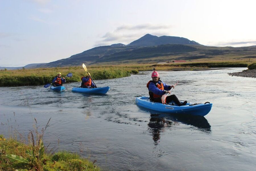 Icelandic Kayak Trip - A gentle way to see the Svartá River