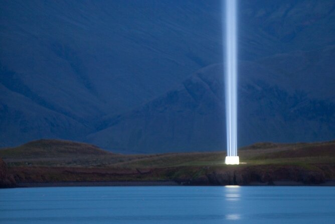 Imagine Peace Tower Tour on Viðey island | John Lennon tribute - Viðey’s church and island setting