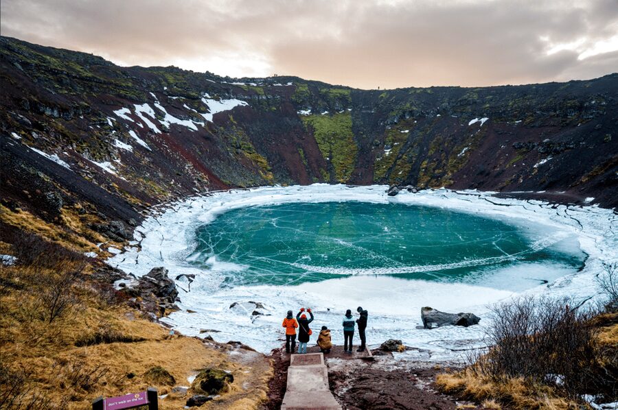 Kerið Volcanic Crater Admission Ticket - What happened here 6,500 years ago