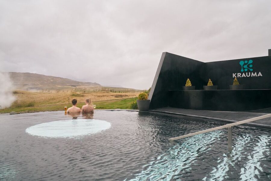 Krauma Geothermal Baths Entrance Ticket - Five warm pools, one cold pool