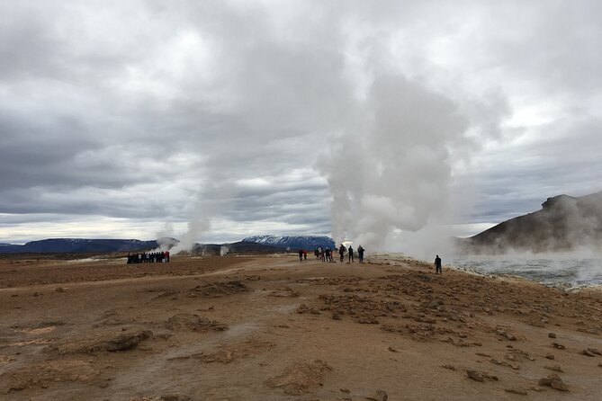 Lake Myvatn and Godafoss Waterfall for Cruise Ships from Husavik - Hverir turns the ground into a science lesson
