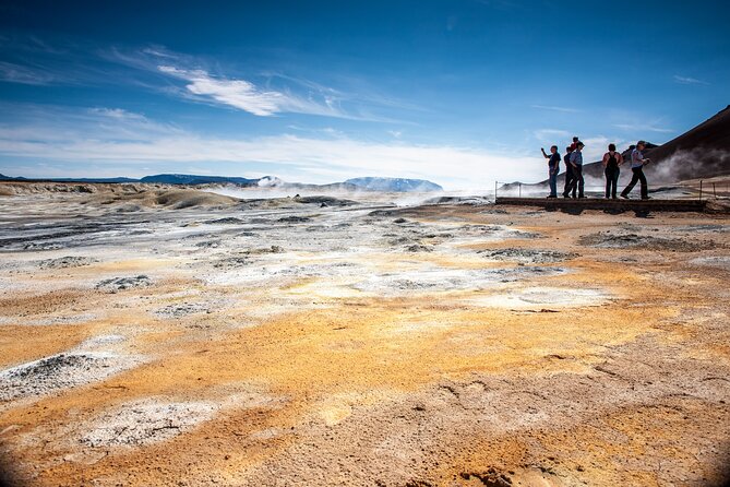 Lake Mývatn & Godafoss Small Group Tour from Akureyri Port - Hverir smells as dramatic as it looks