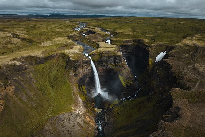 Landmannalaugar & SecretGems | Private Tour | PRO Photos included - Hjálparfoss, where the waterfall meets basalt