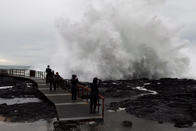 Lava, Craters and Hot Springs Private Tour - Two lighthouses and the open Atlantic