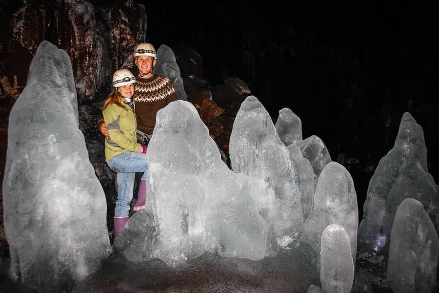Lofthellir Ice Cave Super Jeep Tour - Getting equipped for the ice