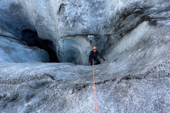 Micro group - Ice climbing at Sólheimajökull - Learning to move with crampons and ice axes