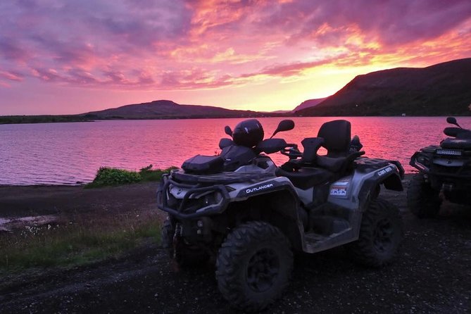 Midnight Sun ATV Adventure from Reykjavik - Rain, wind, and the value of the supplied gear