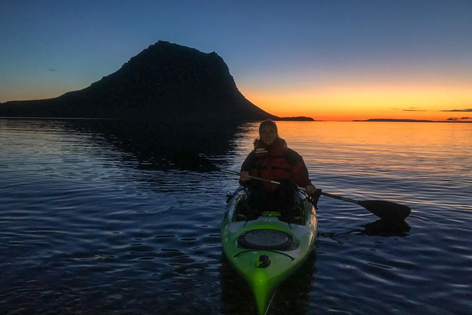 Midnight Sun Kayaking Adventure by Mt. Kirkjufell - Kirkjufell looks best from a kayak