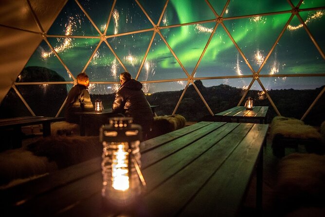 Northern Lights: Aurora Basecamp Observatory Guided Experience - The outdoor viewing area and fire pits