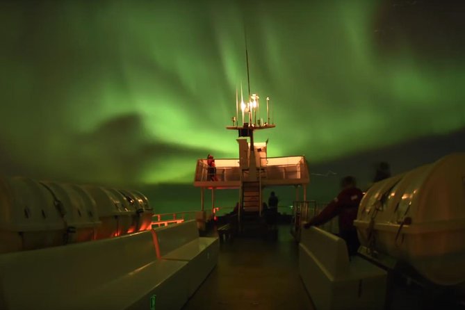Northern Lights Cruise from Downtown Reykjavik - Photographing the aurora from moving water