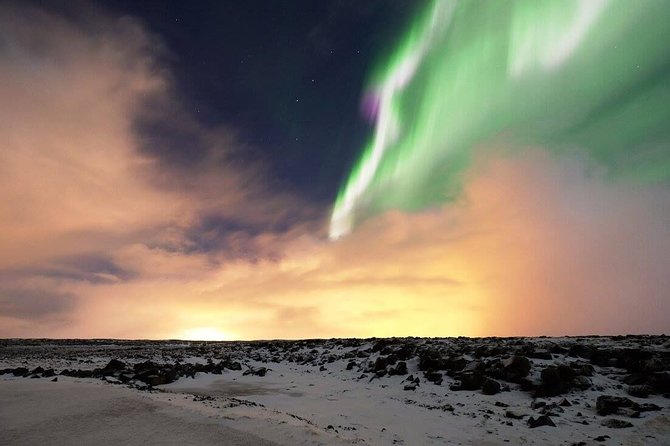 Northern Lights Small Group Guided Tour from Reykjavik - Photographing the aurora from the bus stop