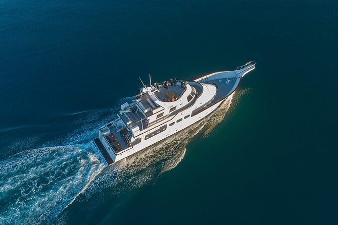 Northern Lights Yacht Cruise in Reykjavik - Leaving Reykjavik’s Old Harbour after dark