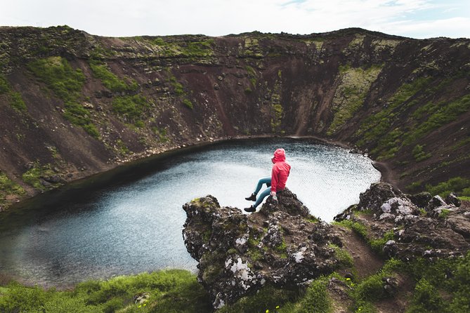 Private Golden Circle & Secret Lagoon tour from Reykjavik - Kerid crater and its red volcanic rock