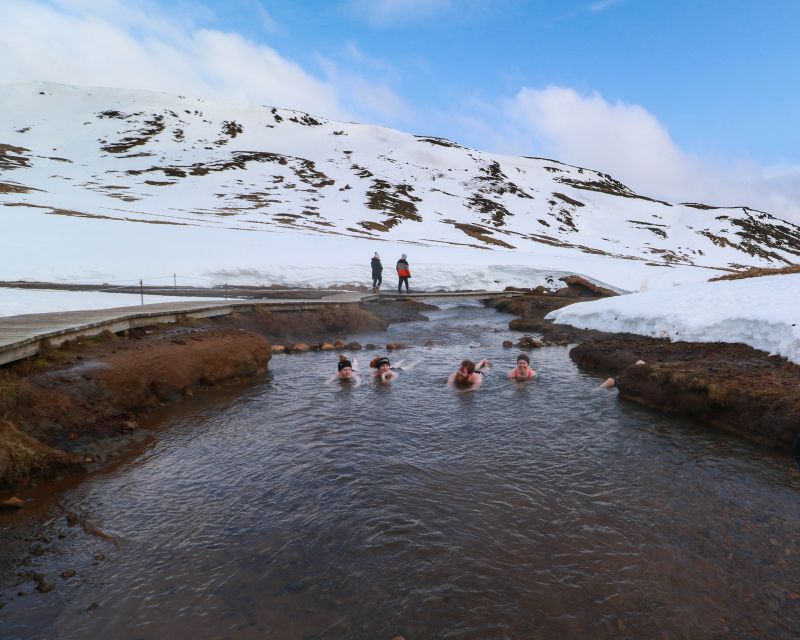 Private Reykjadalur Hike & Hot River Geothermal Tour - Reaching the warm river