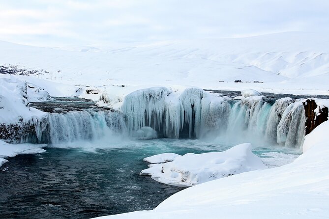 Private Tour from Akureyri of Goðafoss Waterfall of the Gods - The tunnel and the road to the falls