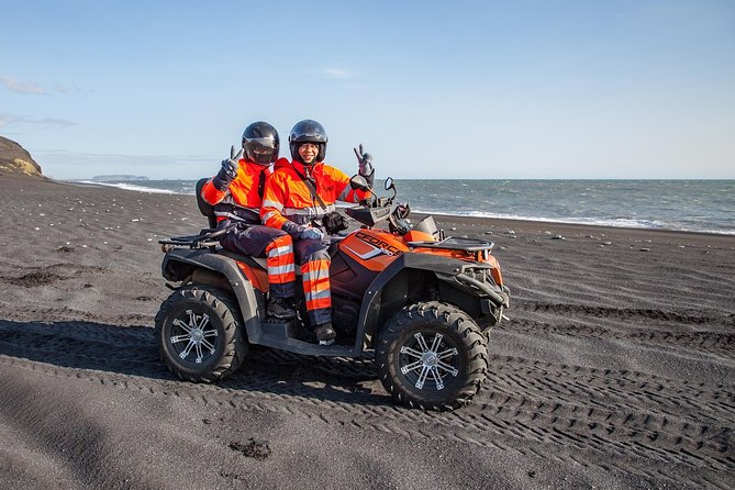 Quad Bike Tour on Black Lava Sands from Mýrdalur - Crossing rivers and reaching Katla’s black sands