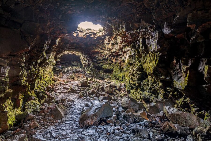 Raufarhólshellir: Lava Falls Adventure Tour - Entering a 5,000-year-old lava tube