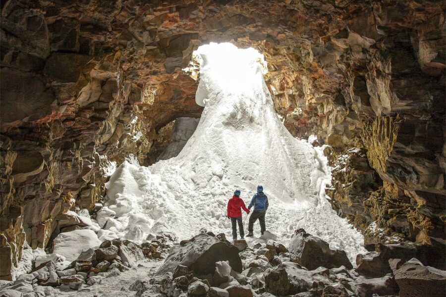 Raufarhólshellir Lava Tunnel: Underground Expedition - The first walk beneath the lava