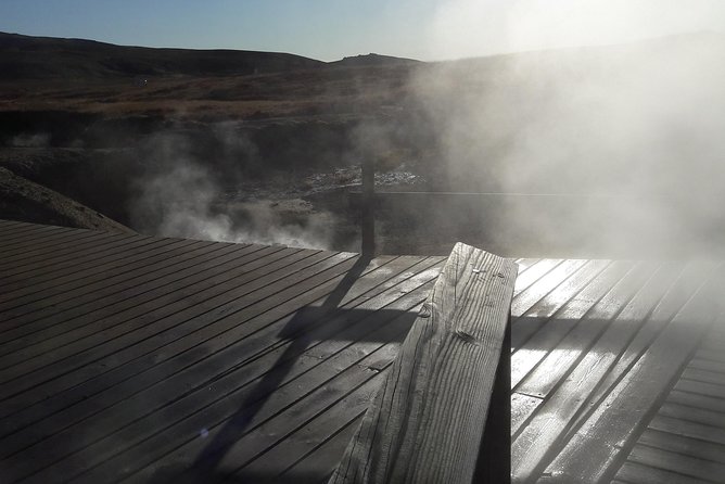 Reykjanes peninsula- Geopark and much more. Private tour - Brimketill: a sea-carved pool on the coast