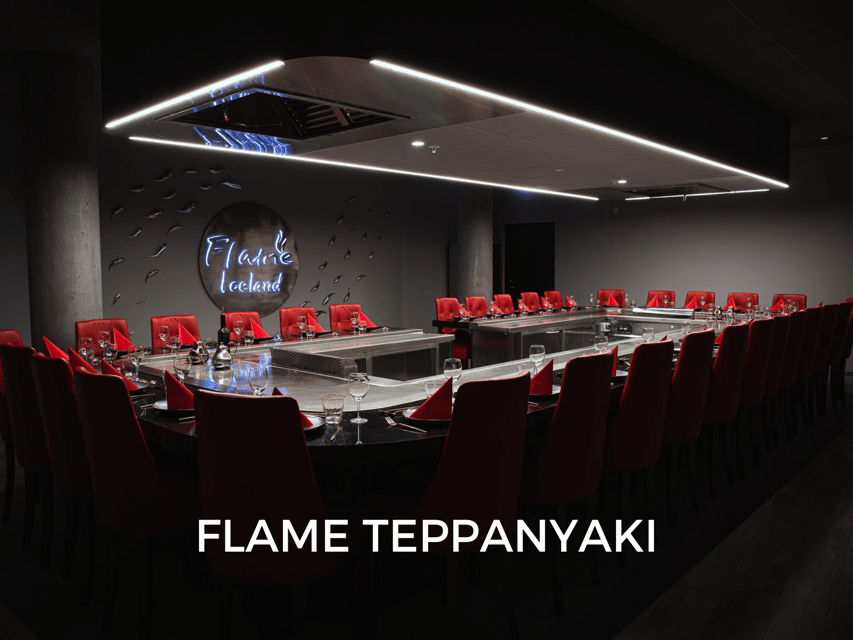 Reykjavík: 7-Course Teppanyaki Tasting Menu with Fire Show - Key points to know before booking