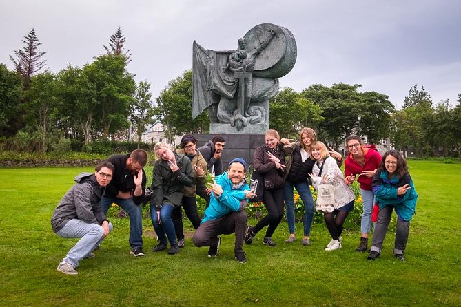 Reykjavik Folklore Walking Tour: Meet the Elves, Trolls & Ghosts of Iceland - Reykjavík City Hall and the map of Iceland