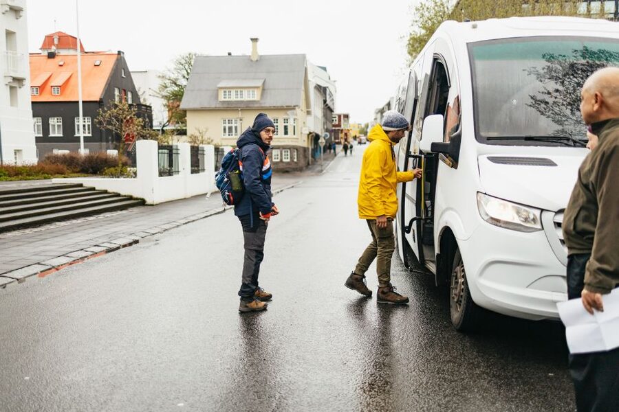 Reykjavik: Golden Circle, Crater & Blue Lagoon Minibus Tour - Minibus comfort, timing, and weather