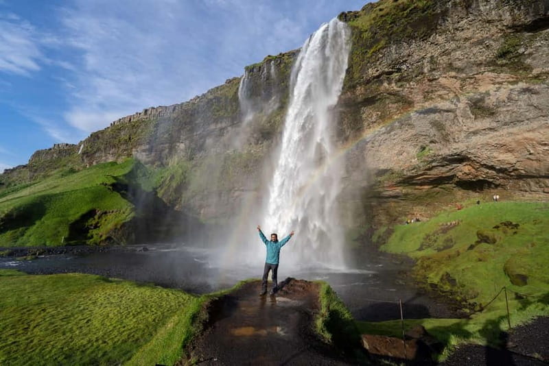 Reykjavik: Katla Ice Cave & South Coast Waterfalls Tour - Skógafoss: A Powerful First Waterfall Stop