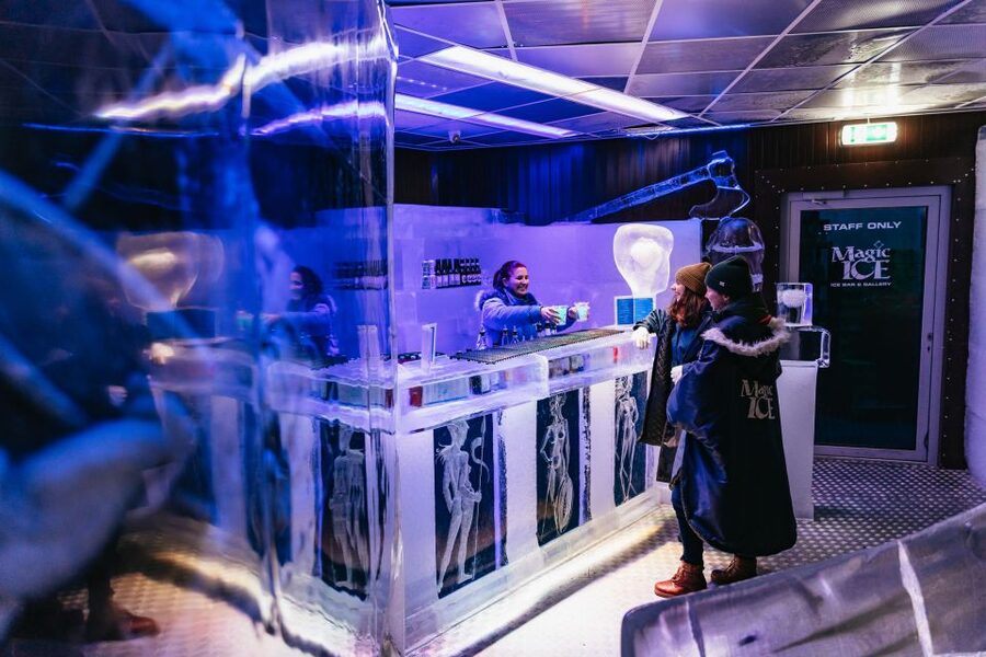 Reykjavik: Magic Ice Bar Entrance and Welcome Drink - The included drink in an ice glass