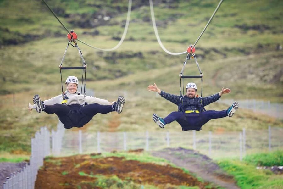 Reykjavik: Mega Zipline Adventure - What the three-hour outing is likely to feel like