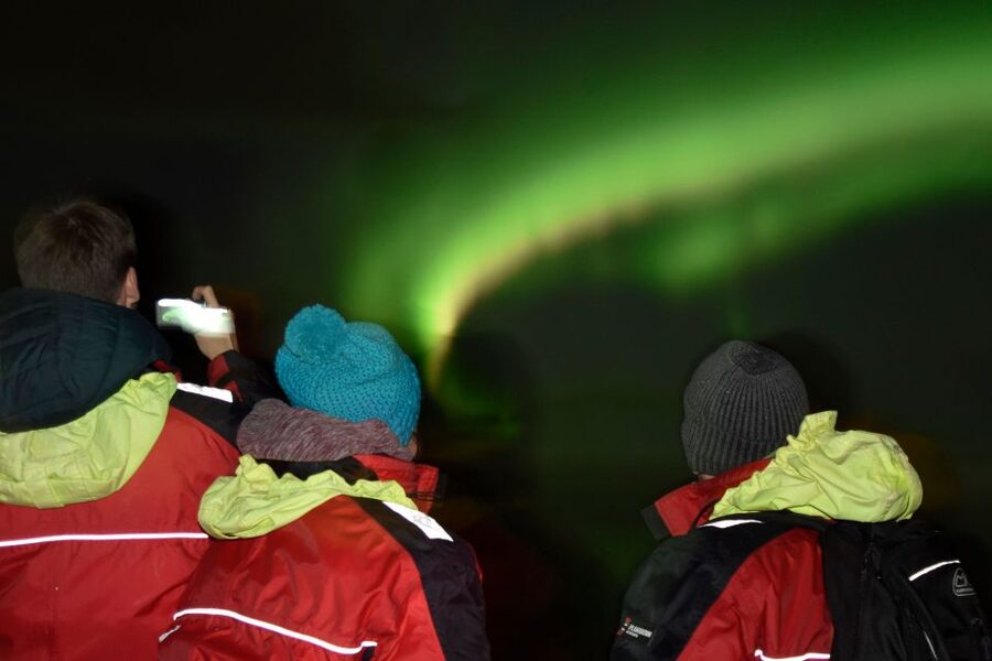 Reykjavík: Northern Lights Cruise - Warm overalls and a heated saloon