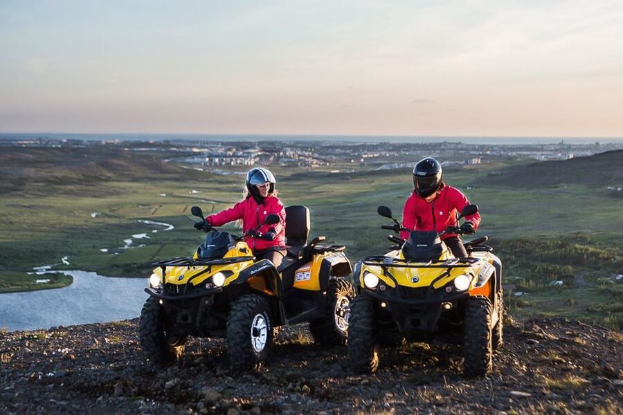 Reykjavik Quad Bike Twin Peaks Tour - The second half: Lava Field Peak and geothermal views