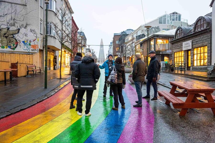 Reykjavik: Sightseeing Walking Tour with a Viking - Tjörnin, a calm pause in the city
