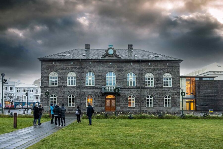 Reykjavik: Sightseeing Walking Tour with a Viking - Harpa Concert Hall, glass and light on the waterfront