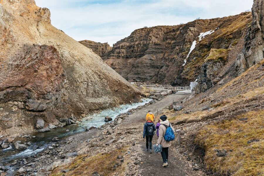 Reykjavik: Silver Circle Tour, Canyon Ride, & Thermal Baths - Hraunfossar and Barnafoss: two very different waterfalls