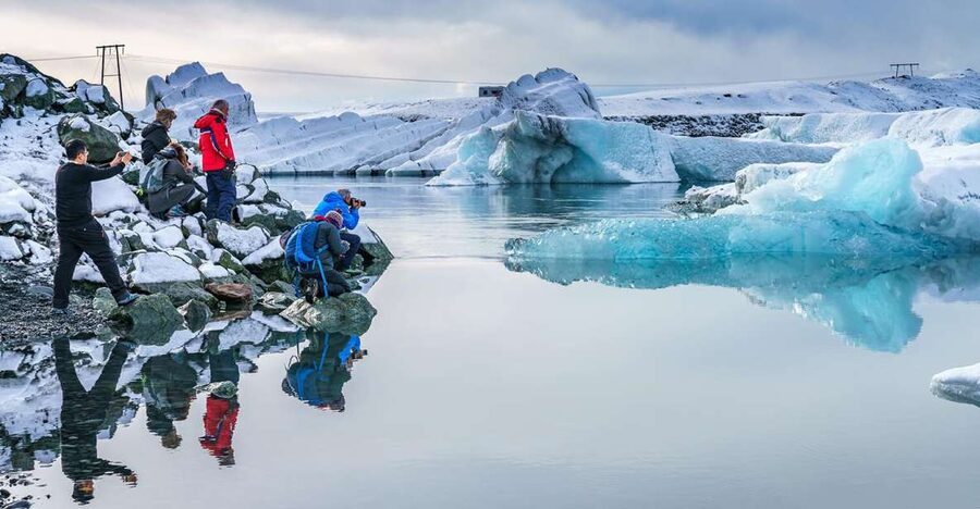 Reykjavik: South Coast, Diamond Beach, and Jökulsárlón Tour - Diamond Beach delivers Iceland’s best contrast