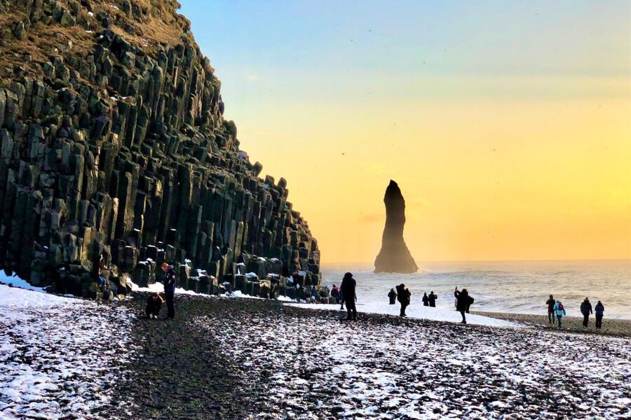 Reykjavík: South Coast Waterfalls, Black Sand & Glacier Tour - Seljalandsfoss and the walk behind the water