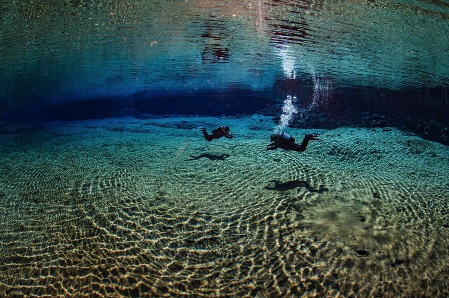 Silfra: Diving Between Tectonic Plates - Big Crack: the narrowest section