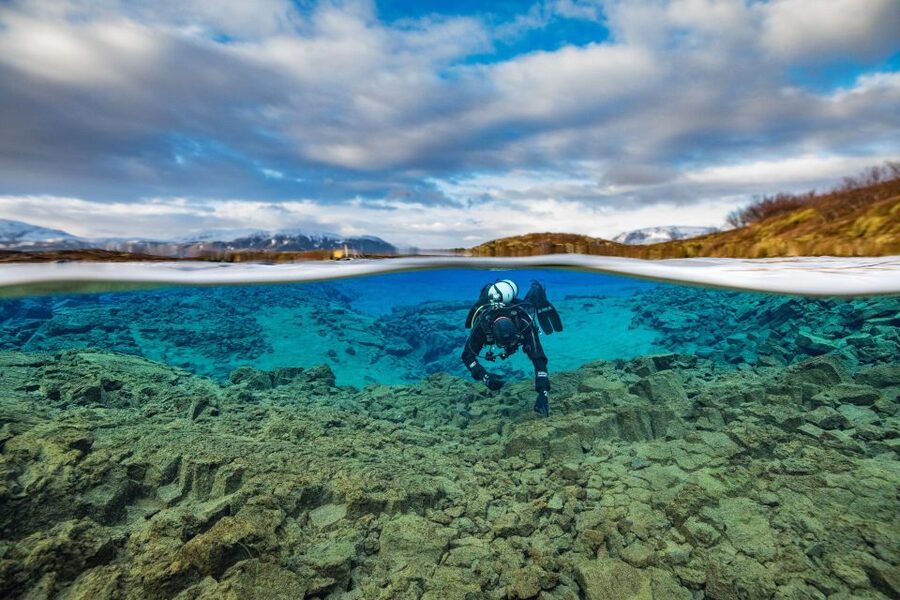 Silfra: Diving Between Tectonic Plates - Silfra Lagoon: the quiet finish