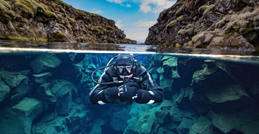 Silfra: Diving Between Tectonic Plates - An hour of safety checks and dry suit preparation
