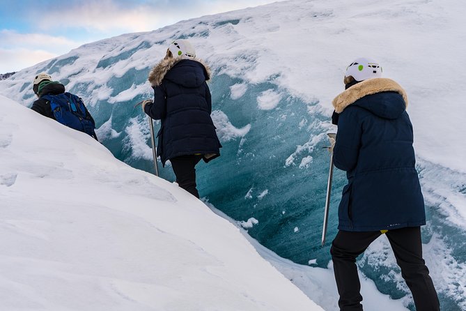 Skaftafell: Blue Ice Glacier Hike on Vatnajökull - Blue ice, crevasses, and the Falljökull icefall