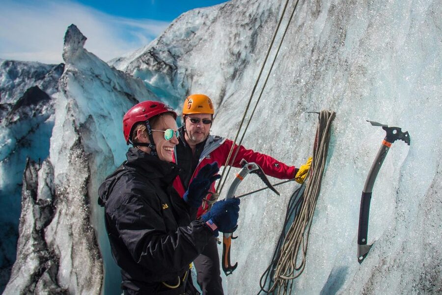 Skaftafell: Glacier Hike and Ice Climbing Guided Experience - Starting at Skaftafell and preparing for the ice