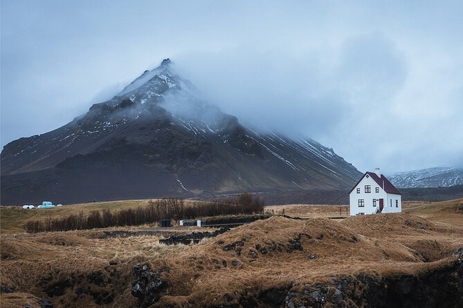 Snæfellsnes Peninsula | Private tour | PRO Photos included - Búðakirkja, a black church in an empty setting
