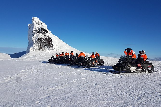 Snowmobiling on Eyjafjallajökull - Weather can change the entire plan