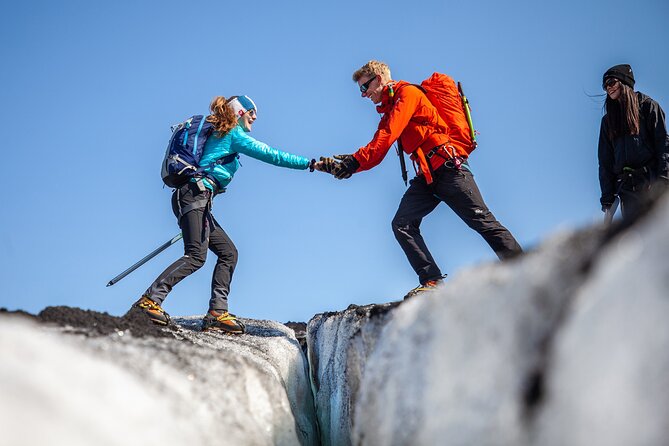 Sólheimajökull Glacier Hike – Adventure in a Small Group - Walking from Sólheimajökull Base Camp to the ice